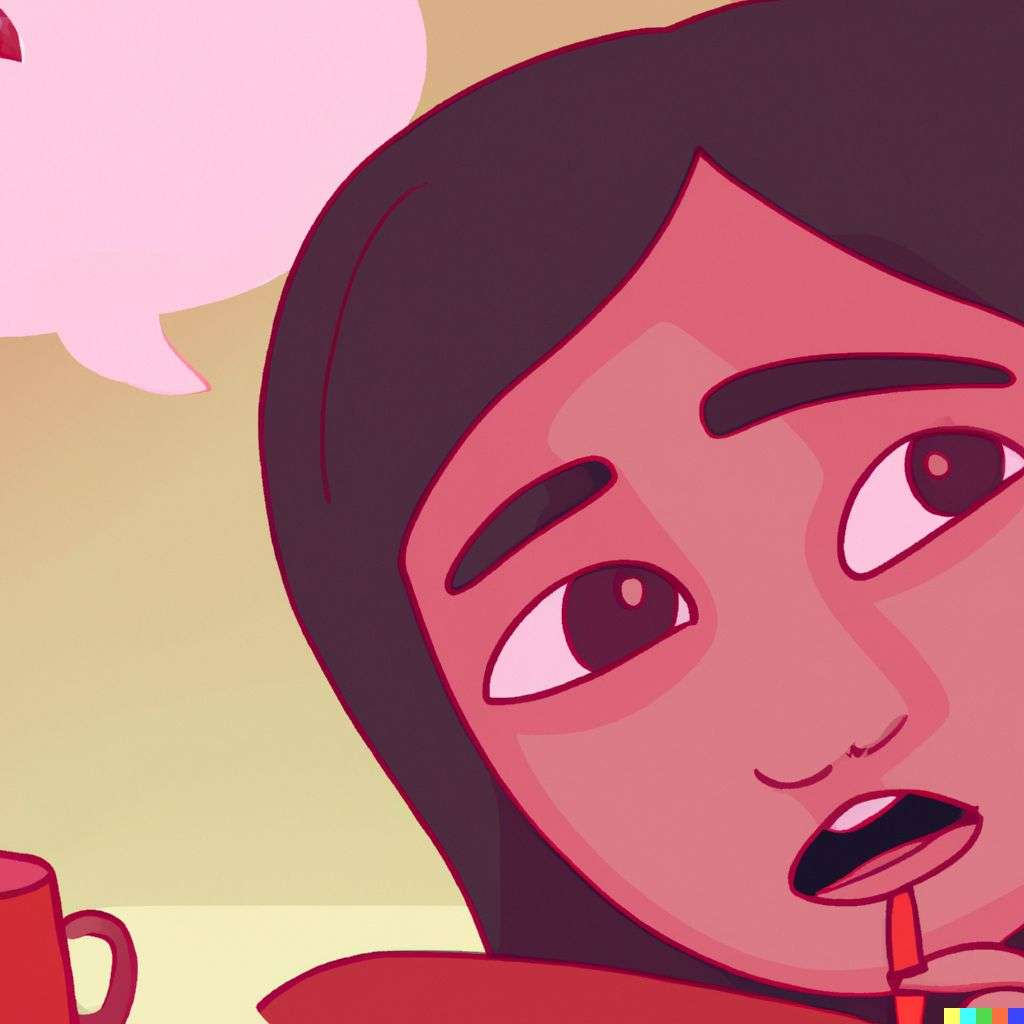 a representation of anxiety, children's book illustration